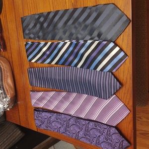 Lot of 5 silk ties